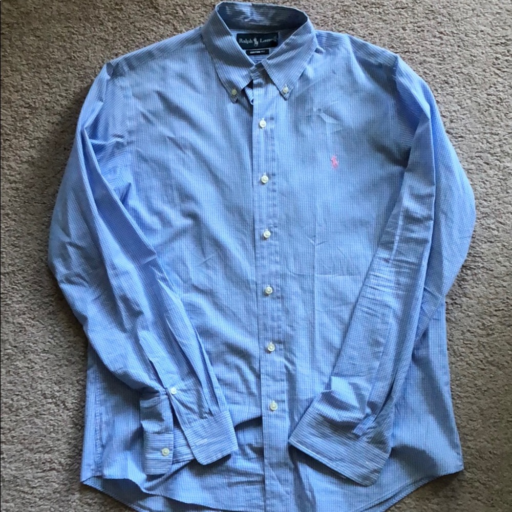 Ralph Lauren Button Up Dress Shirt M